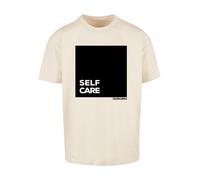 F4NT4STIC T-Shirt 'SELF CARE' sable / noir, Taille XXL