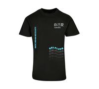 F4NT4STIC T-Shirt 'Self Love' turquoise / noir, Taille L