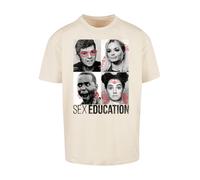 F4NT4STIC T-Shirt 'Sex Education Class Photos Netflix TV Series' sable / gris / noir, Taille 4XL