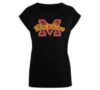 F4NT4STIC T-shirt 'Sex Education M Dolphins Netflix TV Series' curry / bordeaux / noir, Taille XXXL