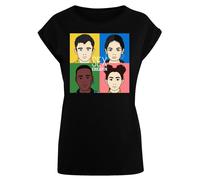 F4NT4STIC T-shirt 'Sex Education Netflix TV Series' beige / bleu / vert / noir, Taille 5XL
