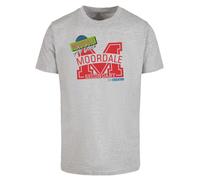 F4NT4STIC T-Shirt 'Sex Education Netflix TV Series' gris chiné / citron vert / rouge, Taille L