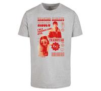 F4NT4STIC T-Shirt 'Sex Education Otis Talking Helps Netflix TV Series' gris / rouge feu, Taille 4XL