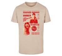 F4NT4STIC T-Shirt 'Sex Education Otis Talking Helps Netflix TV Series' nude / rouge feu, Taille M