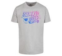 F4NT4STIC T-Shirt 'Sex Education Sex Kid Blend Netflix TV Series' azur / gris / mauve / rose clair, Taille XXL