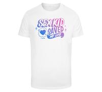 F4NT4STIC T-Shirt 'Sex Education Sex Kid Blend Netflix TV Series' bleu roi / rose / blanc, Taille 5XL