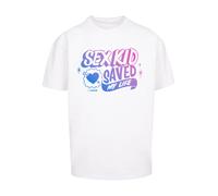 F4NT4STIC T-Shirt 'Sex Education Sex Kid Netflix TV Series' bleu / violet / rose / blanc, Taille L