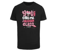F4NT4STIC T-Shirt 'Sex Education You can Find Me In Algebra Class Netflix TV Series' rose / rose ancienne / noir / blanc cassé, Taille L
