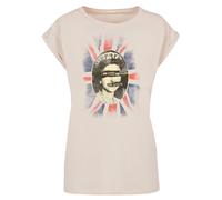 F4NT4STIC T-shirt 'Sex Pistols God Save The Queen' sable / bleu marine / rouge sang / noir, Taille XXL