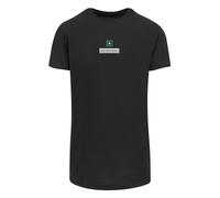 F4NT4STIC T-Shirt 'Silvester Happy New Year Pixel Kleeblatt' mélange de couleurs / noir, Taille 4XL