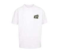 F4NT4STIC T-Shirt 'Ski Pass Urlaub Berge Winter Schnee' gris foncé / blanc, Taille 4XL