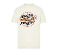 F4NT4STIC T-Shirt 'Sniper Elite 3 Wings Of Freedom Achievement' sable / orange / noir, Taille 5XL
