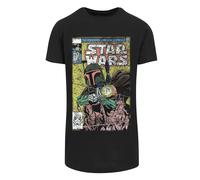 F4NT4STIC T-Shirt 'Star Wars Boba Fett Comic' roseau / rose ancienne / noir / blanc cassé, Taille XXL