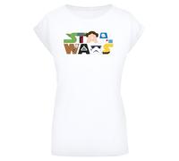 F4NT4STIC T-shirt 'Star Wars Character Logo' beige / marron / vert / blanc, Taille 5XL