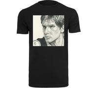 F4NT4STIC T-Shirt 'Star Wars ' gris / noir / blanc, Taille L