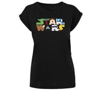 F4NT4STIC T-shirt 'Star Wars ' mélange de couleurs / noir, Taille M