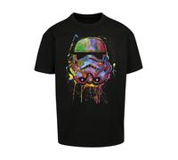 F4NT4STIC T-Shirt 'Star Wars Stormtrooper' mélange de couleurs / noir, Taille M