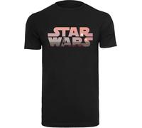 F4NT4STIC T-Shirt 'Star Wars Tatooine' jaune clair / gris / pêche / noir, Taille 5XL