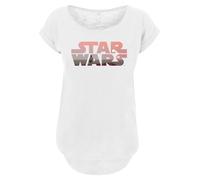 F4NT4STIC T-shirt 'Star Wars Tatooine' rose ancienne / blanc, Taille 4XL