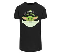 F4NT4STIC T-Shirt 'Star Wars The Mandalorian The Child Baby Yoda' gris clair / kiwi / noir, Taille 5XL