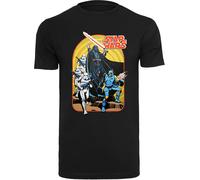 F4NT4STIC T-Shirt 'Star Wars Vintage Comic Scene' mélange de couleurs / noir, Taille S