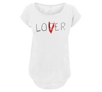 F4NT4STIC T-shirt 'Stephen King IT Loser Lover' rouge / noir / blanc, Taille 5XL