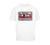 F4NT4STIC T-Shirt 'Stranger Things Cassette For Will Netflix TV Series' gris basalte / rouge / noir / blanc, Taille XXL