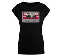 F4NT4STIC T-shirt 'Stranger Things Cassette For Will Netflix TV Series' gris / rouge / noir, Taille M