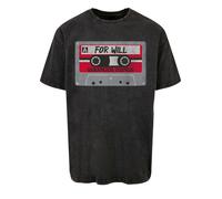F4NT4STIC T-Shirt 'Stranger Things Cassette For Will Netflix TV Series' mélange de couleurs / noir, Taille XS
