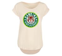 F4NT4STIC T-shirt 'Stranger Things Hawkins Netflix TV Series' sable / sapin / vert gazon / blanc, Taille XL