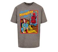 F4NT4STIC T-Shirt 'Stranger Things Naughty List Netflix TV Series' gris / mélange de couleurs, Taille XXL