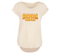 F4NT4STIC T-shirt 'Stranger Things Netflix TV Series' beige clair / jaune / rouge foncé, Taille XXXL