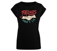 F4NT4STIC T-shirt 'Stranger Things Netflix TV Series' beige / émeraude / rouge clair / noir, Taille M