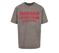F4NT4STIC T-Shirt 'Stranger Things Netflix TV Series' taupe / rouge foncé, Taille 5XL