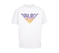 F4NT4STIC T-Shirt 'Stranger Things Palace Arcade Netflix TV Series' jaune / violet clair / orange / blanc, Taille 5XL