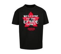 F4NT4STIC T-Shirt 'Stranger Things Upside Down Dreams Netflix TV Series' rouge / noir / blanc, Taille XL