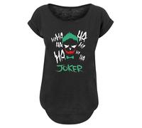 F4NT4STIC T-shirt 'Suicide Squad Joker' vert / rouge / noir / blanc, Taille M