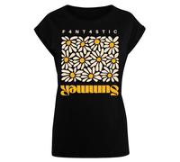F4NT4STIC T-shirt 'Summer Sunflower' jaune / noir / blanc, Taille XXXL