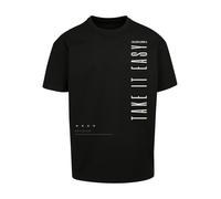 F4NT4STIC T-Shirt 'Take It Easy' noir / blanc cassé, Taille XXL