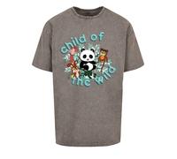 F4NT4STIC T-Shirt 'Tao Tao Child Of The Wild' gris / mélange de couleurs, Taille L