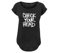 F4NT4STIC T-shirt 'The Beastie Boys Check Your Head' lie de vin / noir, Taille XL