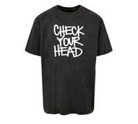 F4NT4STIC T-Shirt 'The Beastie Boys Check Your Head' noir / blanc, Taille XS