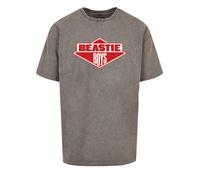 F4NT4STIC T-Shirt 'The Beastie Boys' greige / rouge / blanc, Taille XXXL