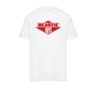 F4NT4STIC T-Shirt 'The Beastie Boys' rouge / blanc, Taille XS