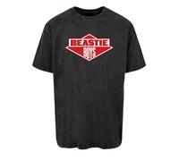 F4NT4STIC T-Shirt 'The Beastie Boys' rouge / noir / blanc, Taille XL