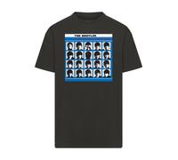 F4NT4STIC T-Shirt 'The Beatles Retro' bleu / bleu ciel / noir, Taille XXL