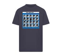 F4NT4STIC T-Shirt 'The Beatles Retro' bleu / bleu foncé / noir / blanc, Taille XL