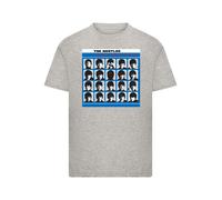 F4NT4STIC T-Shirt 'The Beatles Retro' bleu / gris / noir / blanc, Taille 158-164