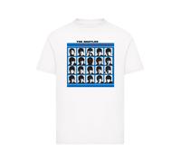 F4NT4STIC T-Shirt 'The Beatles Retro' bleu / noir / blanc, Taille 122-128
