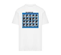 F4NT4STIC T-Shirt 'The Beatles Retro' bleu / rouge / noir / blanc, Taille XL